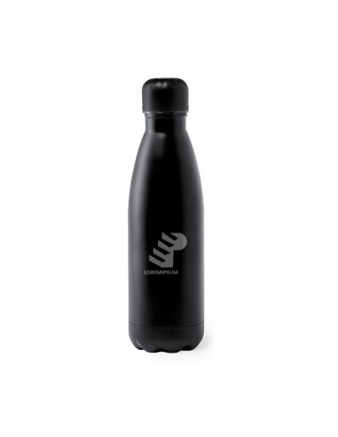 Botella termo negro