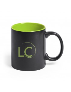 Taza de pizarra verde