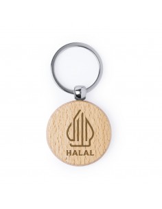 Llavero círculo de madera