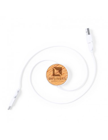 Cargador redondo con cable