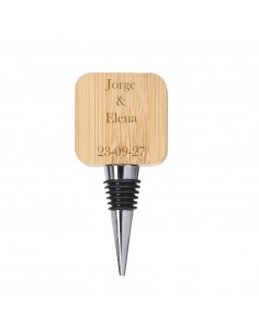 Tapón de madera cuadrado