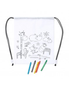 Set mochila con colores