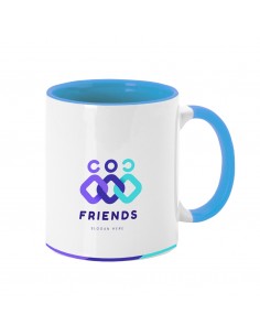 Taza asa azul especial logo...