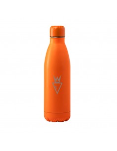 Botella termo naranja