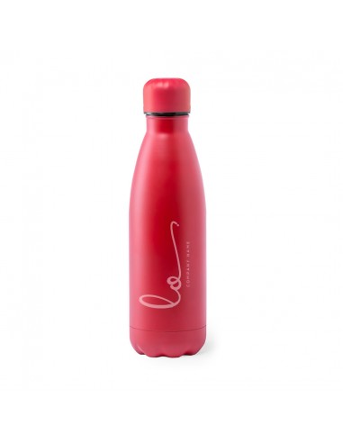 Botella termo rojo